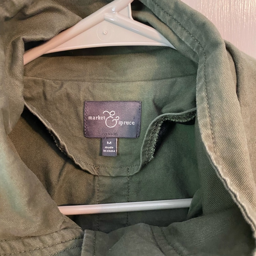 Army green Market & Spruce utility jacket - Picture 3 of 4
